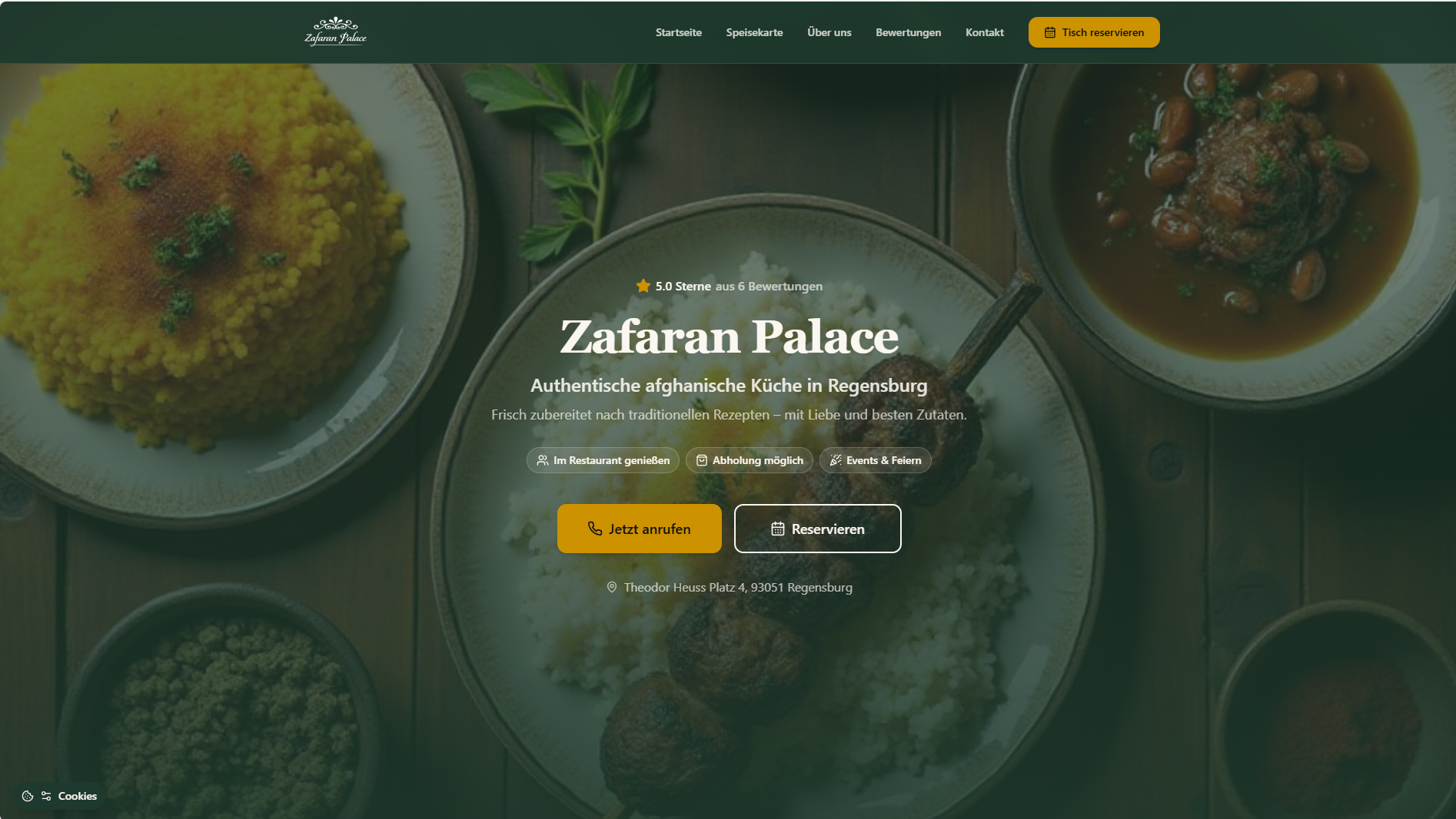 Zafaran Palace Website